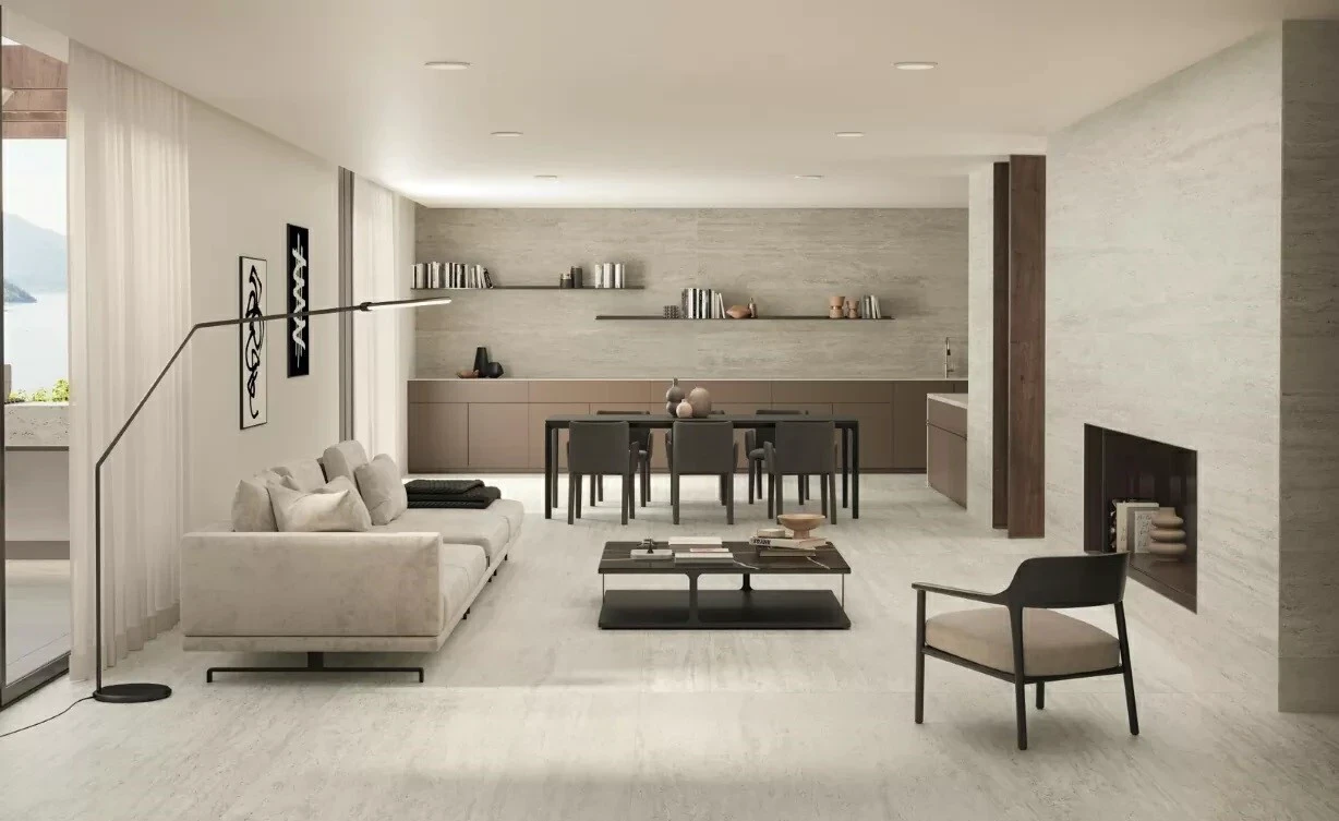 Плитка керамогранітна A8UW Marvel Travertine White Vein 600x1200 Atlas Concorde Плитка керамогранітна A8UW Marvel Travertine White Vein 600x1200 Atlas Concorde