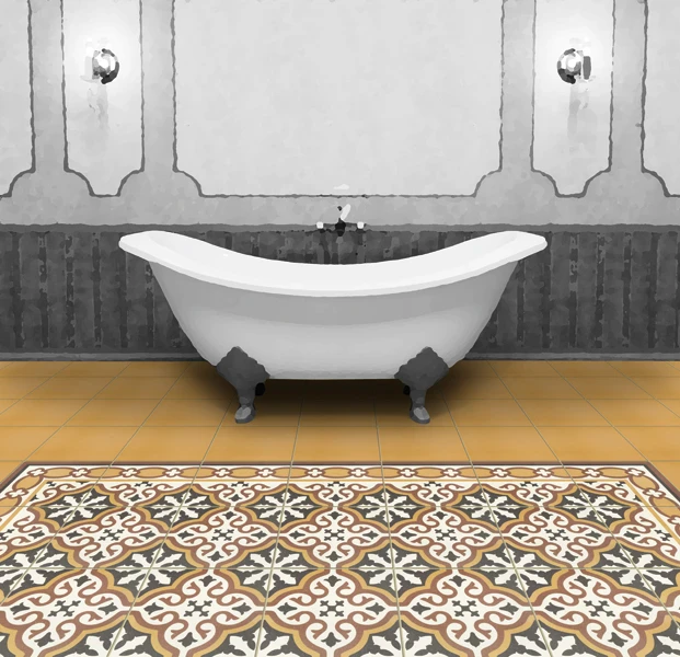 Плитка керамогранитная Victorian Esquina Gotic 200x200x9 Mainzu Плитка керамогранитная Victorian Esquina Gotic 200x200x9 Mainzu