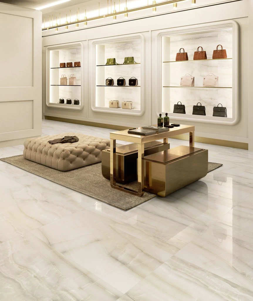 Плитка керамогранитная CSAAKIVL12 Akoya Ivory KRY 600x1200x10 Sant'agostino Плитка керамогранитная CSAAKIVL12 Akoya Ivory KRY 600x1200x10 Sant'agostino