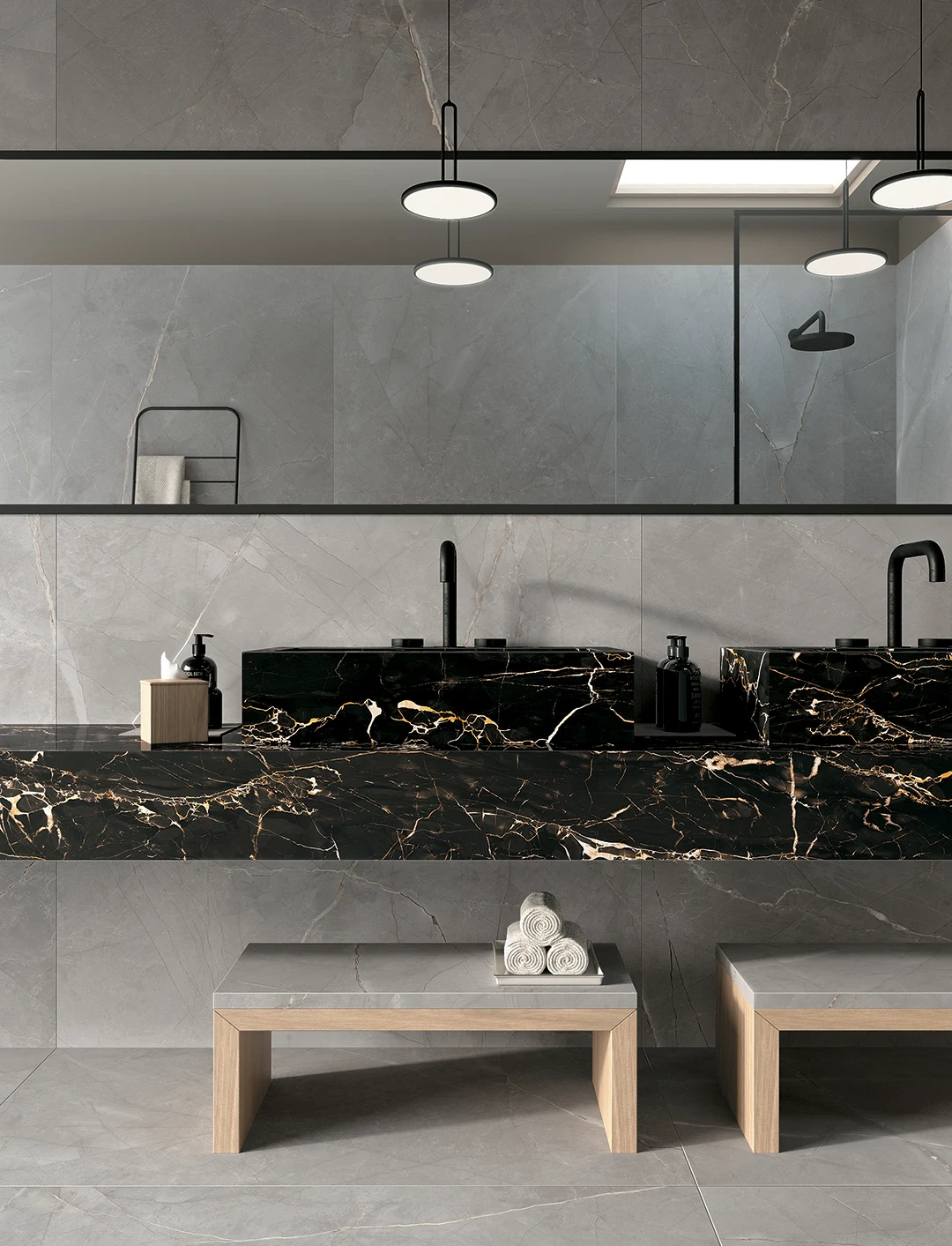Плитка керамогранитная JW 11 Black Gold LUC 150x600x9 Mirage Плитка керамогранитная JW 11 Black Gold LUC 150x600x9 Mirage