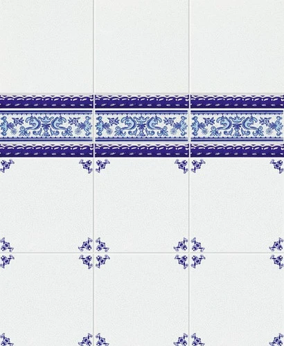 Фриз Cenefa Cuarteo Azul 70x200 Mainzu Фриз Cenefa Cuarteo Azul 70x200 Mainzu