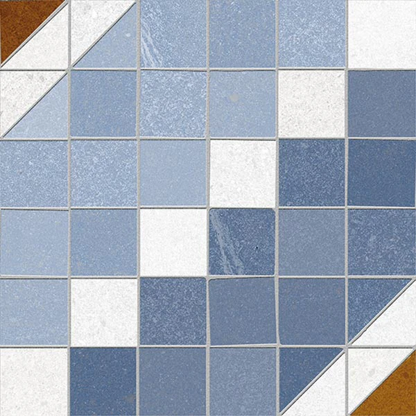 Плитка керамогранітна Seine Marly-R Azul RECT 200x200x8 Vives