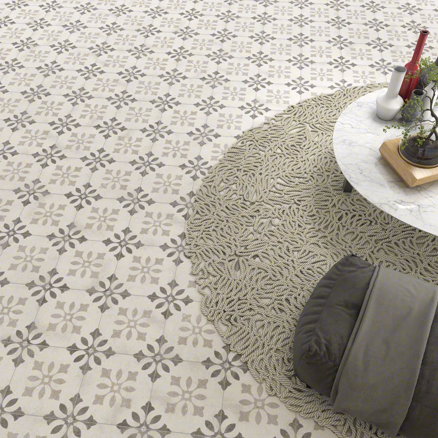 Плитка керамогранітна Nassau Pukao Blanco 200x200x8 Vives Плитка керамогранітна Nassau Pukao Blanco 200x200x8 Vives