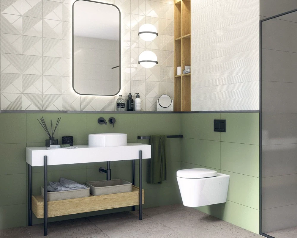 Плитка стеновая Feelings Green RECT 298x598x9 Paradyz Плитка стеновая Feelings Green RECT 298x598x9 Paradyz