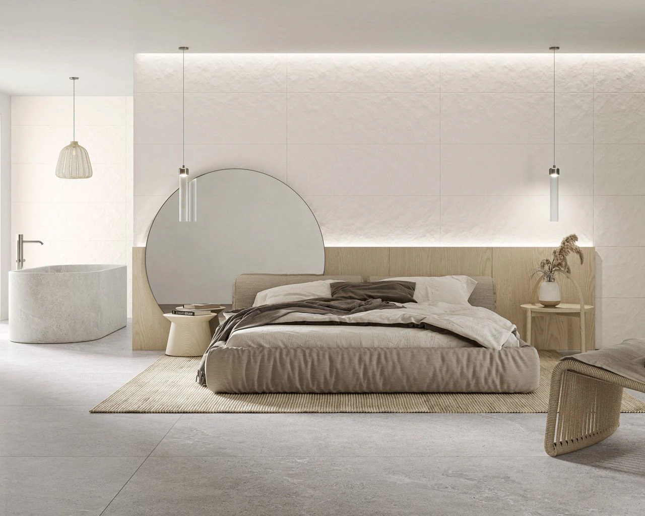 Плитка стеновая Sleeping Beauty White A RECT STR 398x1198x11 Paradyz Плитка стеновая Sleeping Beauty White A RECT STR 398x1198x11 Paradyz