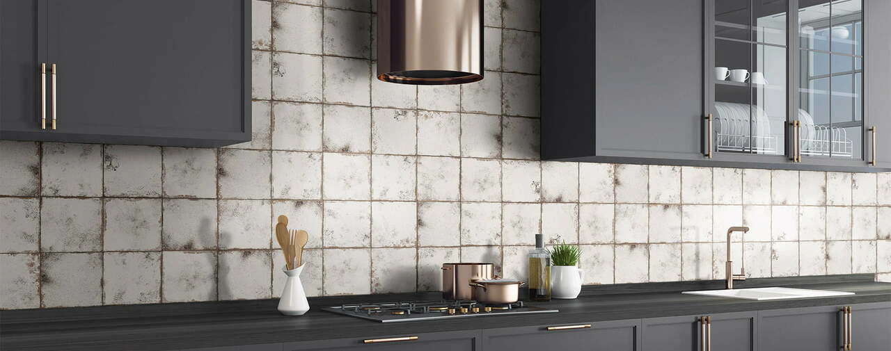 Плитка керамогранітна Metallici White 200x200x9 Mainzu Плитка керамогранітна Metallici White 200x200x9 Mainzu