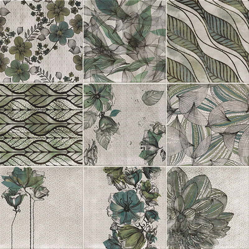 Декор Zen Verde 200x200 Mainzu