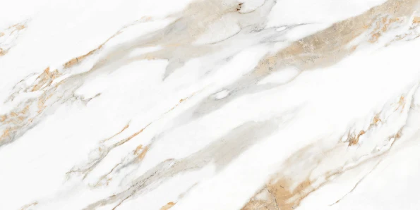 Плитка керамогранітна Calacatta Gold Сірий 600x1200x8 Intercerama