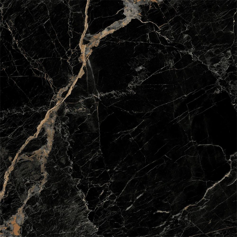Плитка керамогранітна Mauree Чорний 600x600 Intercerama