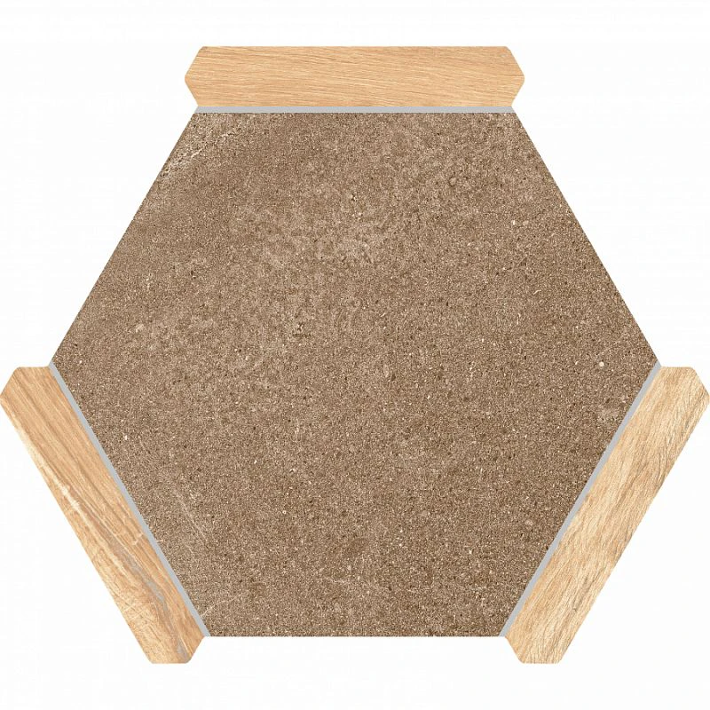 Плитка керамогранітна Sacramento Marron Pino 220x250 Monopole