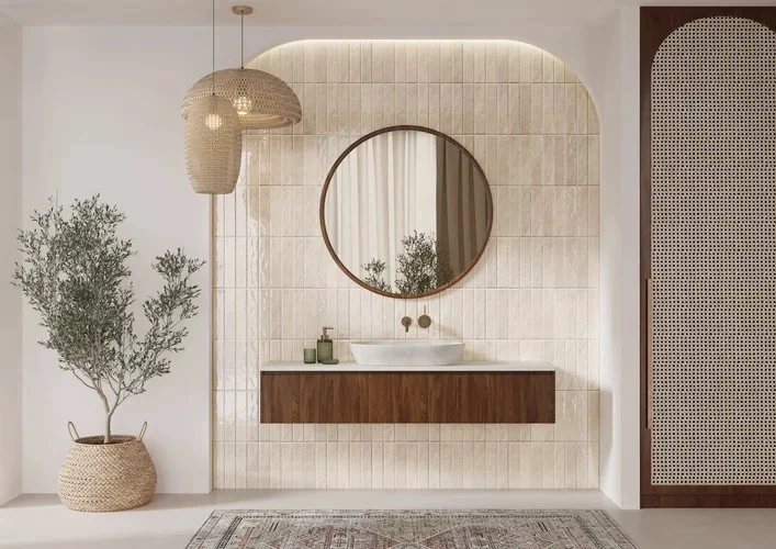 Плитка стінова Monpelli Ivory Mix Cegielka STR Блиск 65x298 Paradyz Плитка стінова Monpelli Ivory Mix Cegielka STR Блиск 65x298 Paradyz
