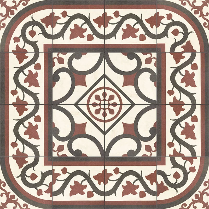 Плитка керамогранитная Victorian Esquina Deco 200x200x9 Mainzu Плитка керамогранитная Victorian Esquina Deco 200x200x9 Mainzu