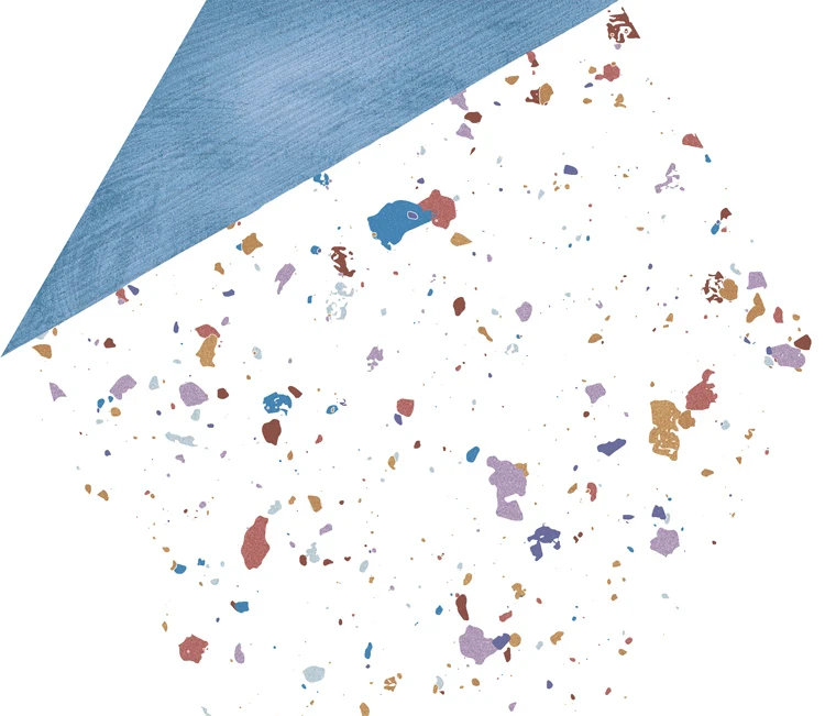 Плитка керамогранітна Stracciatella Blue Natural 250x290 Aparici