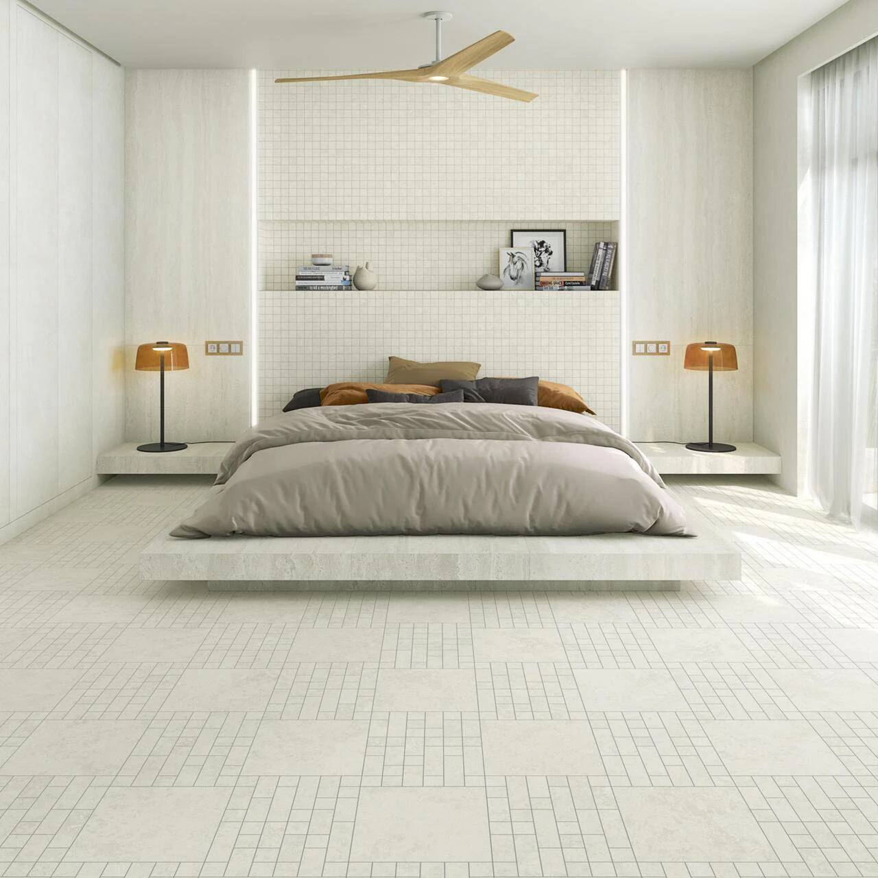 Плитка керамогранітна 4ZMU Paris-R Blanco 600x1200 Vives Плитка керамогранітна 4ZMU Paris-R Blanco 600x1200 Vives