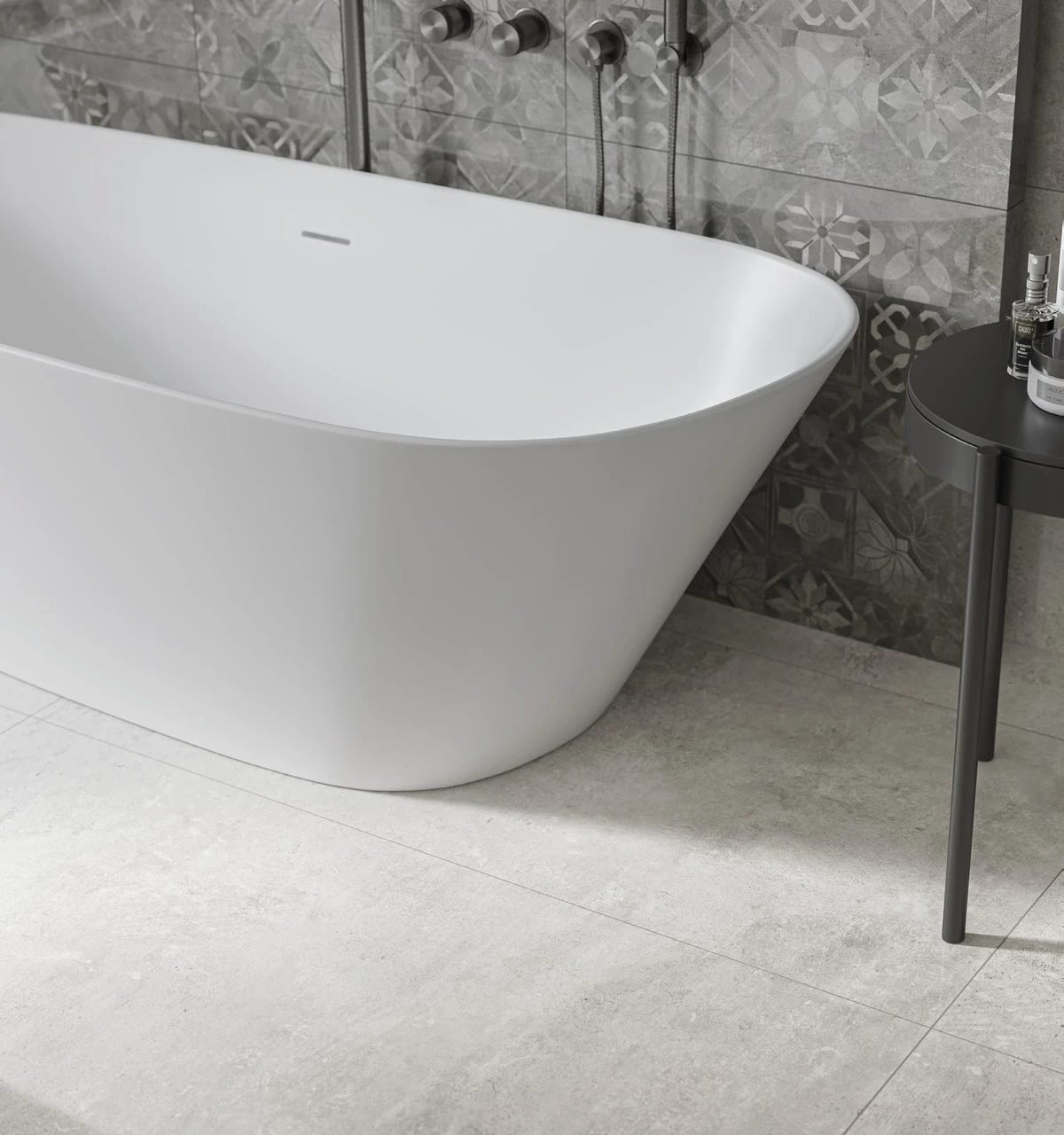 Плитка керамогранітна Softcement White RECT 597x1197x8 Cerrad Плитка керамогранітна Softcement White RECT 597x1197x8 Cerrad