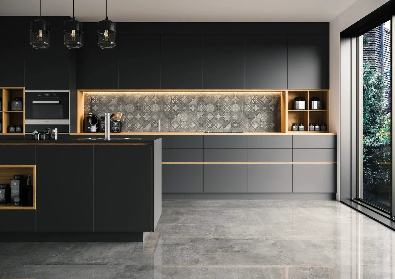 Плитка керамогранітна Softcement Graphite RECT 597x1197x8 Cerrad Плитка керамогранітна Softcement Graphite RECT 597x1197x8 Cerrad