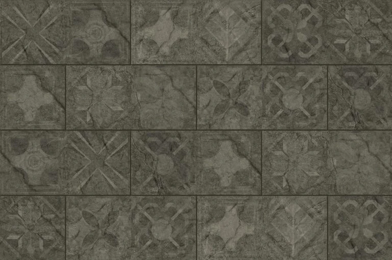 Плитка фасадна Torstone Grafit Decor 148x300x9 Cerrad