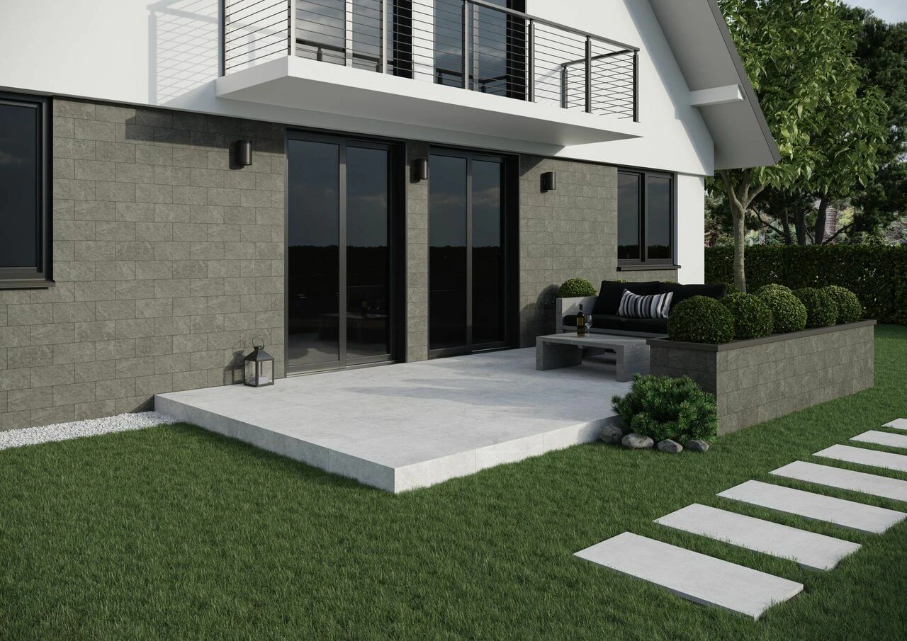 Плитка фасадна Torstone Grafit Decor 148x300x9 Cerrad Плитка фасадна Torstone Grafit Decor 148x300x9 Cerrad