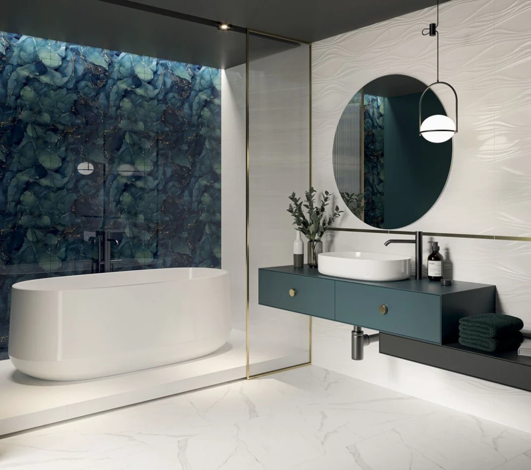 Плитка стеновая Neve Bianco RECT STR Polysk 298x598x9 Paradyz Плитка стеновая Neve Bianco RECT STR Polysk 298x598x9 Paradyz