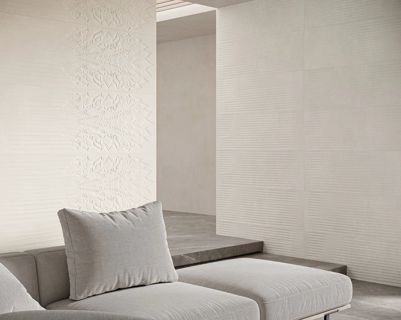 Плитка стеновая Cold Crown White RECT STR 398x1198x11 Paradyz Плитка стеновая Cold Crown White RECT STR 398x1198x11 Paradyz
