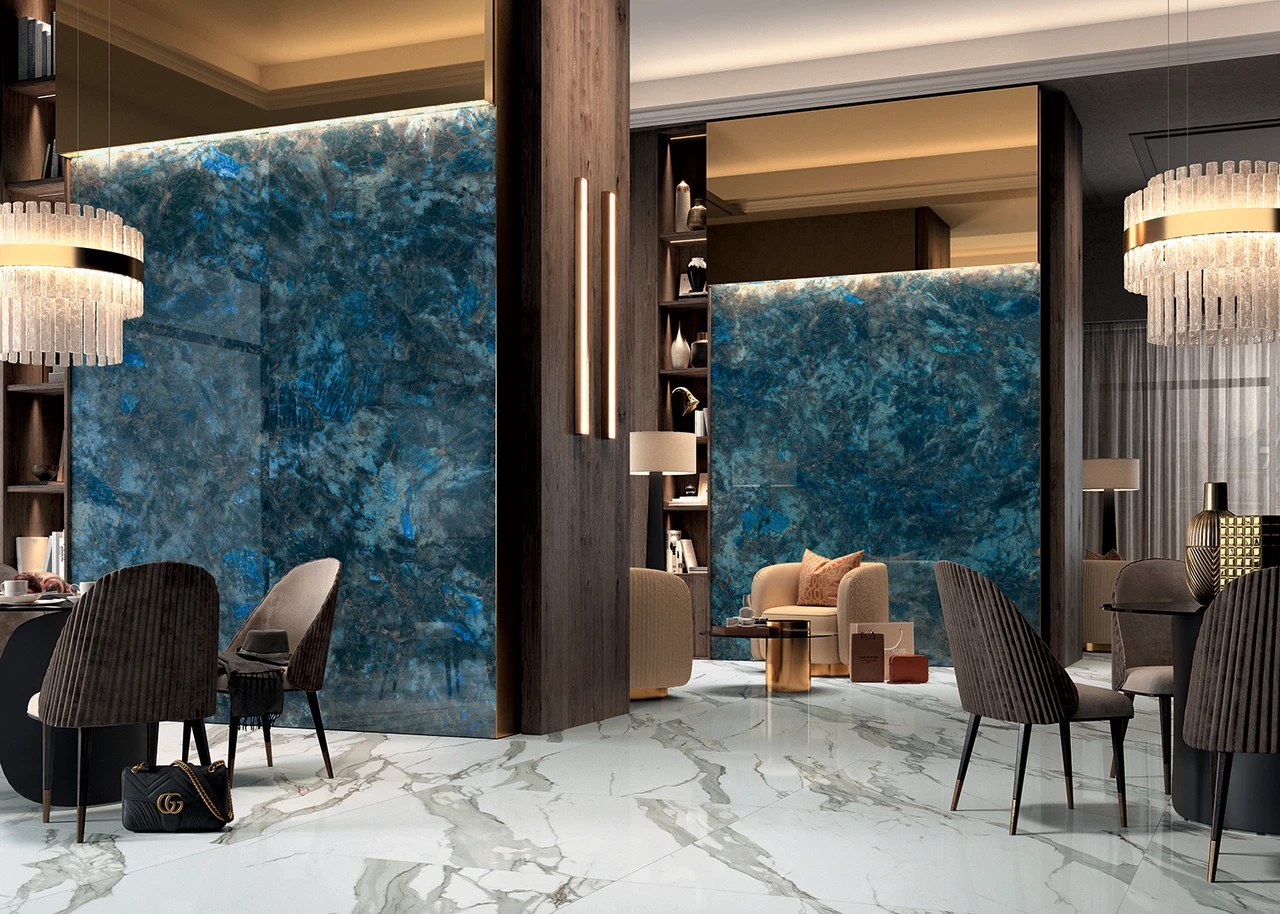 Плитка керамогранітна WA 05 Labradorite LUC SQ 1200x2780x6 Mirage Плитка керамогранітна WA 05 Labradorite LUC SQ 1200x2780x6 Mirage