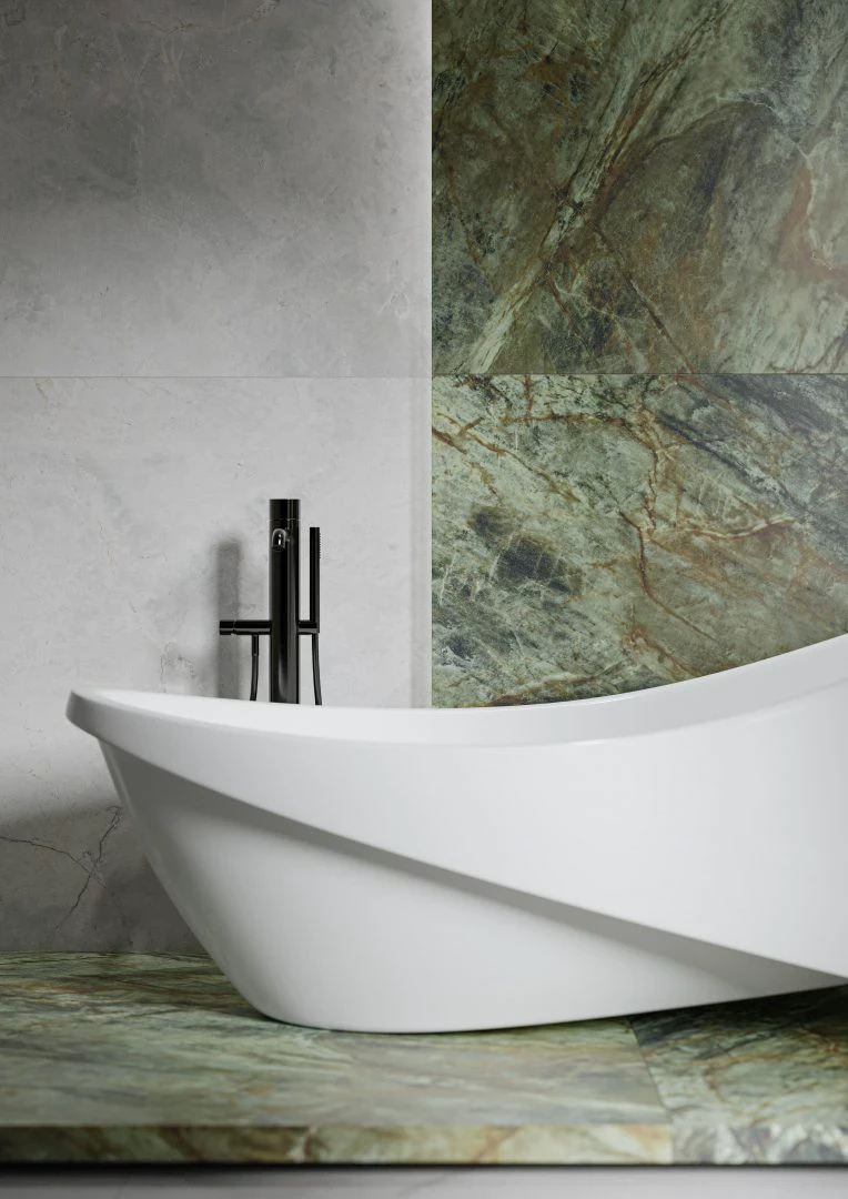 Плитка керамогранітна Brazilian Quartzite Green POL 597x1197x8 Cerrad Плитка керамогранітна Brazilian Quartzite Green POL 597x1197x8 Cerrad
