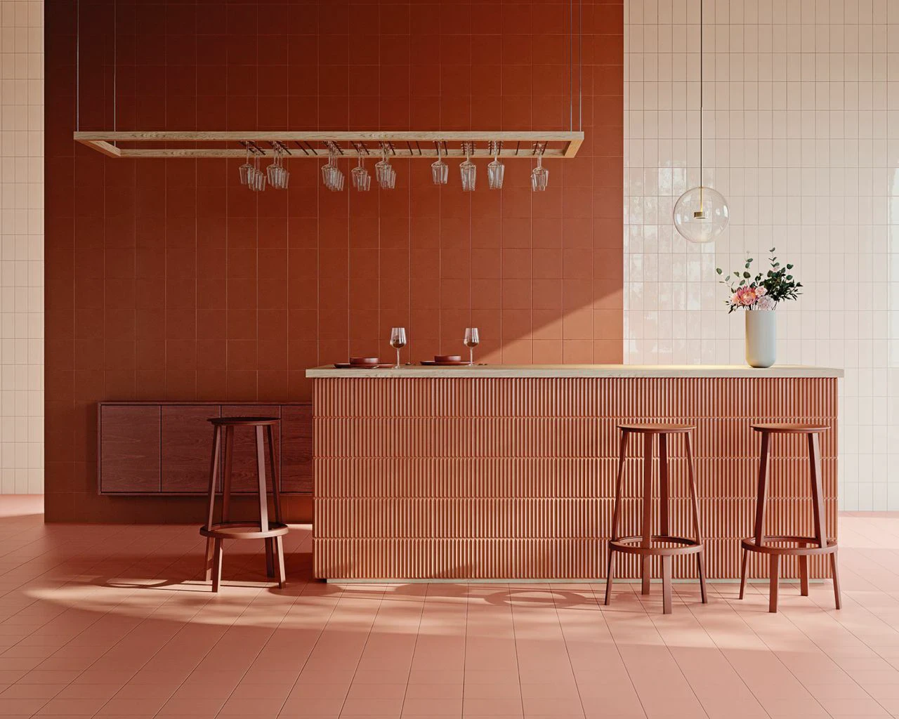 Плитка стінова Neve Creative Terracotta 98x198x6,5 Paradyz Плитка стінова Neve Creative Terracotta 98x198x6,5 Paradyz