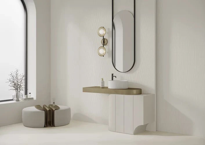 Плитка стінова Pure Cathedral White A RECT STR MAT 398x1198 Paradyz Плитка стінова Pure Cathedral White A RECT STR MAT 398x1198 Paradyz