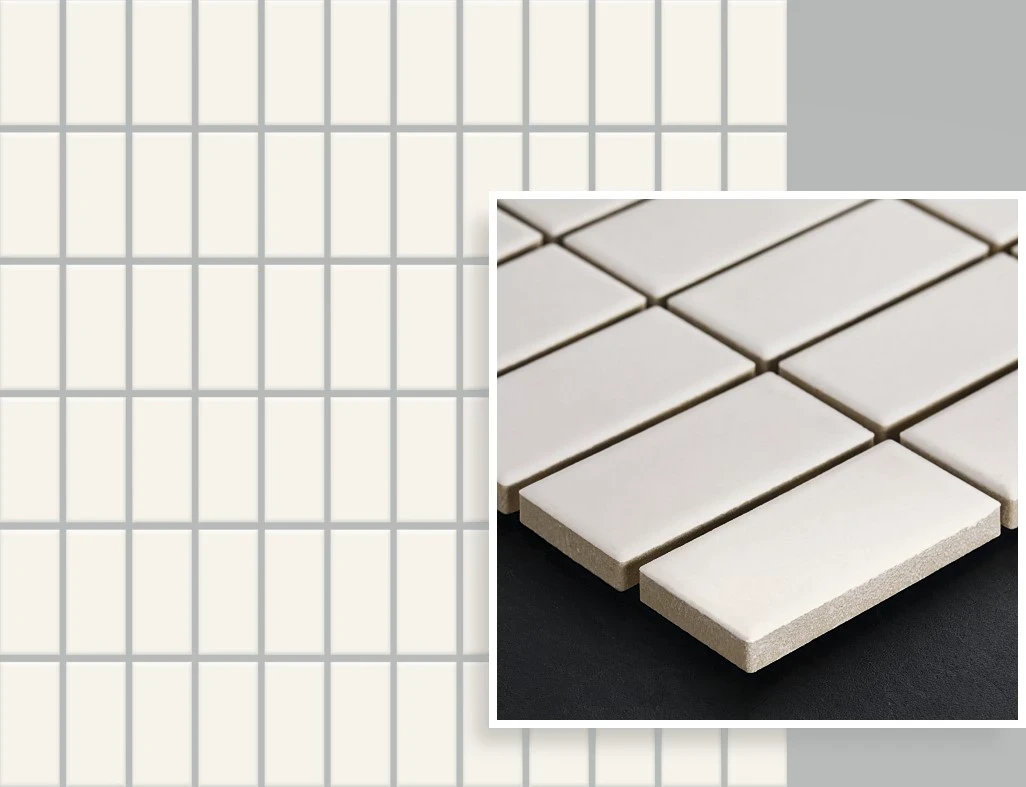 Мозаика Albir Bianco (2,3x4,8) 298x298x6 Paradyz