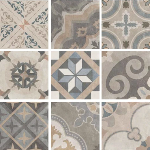 Плитка керамогранитная CSAPCLMX20 Patchwork Сlassic Mix 200x200x10 Sant'agostino