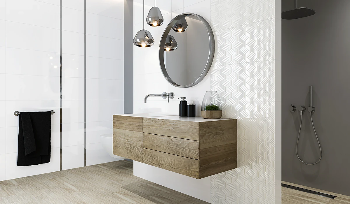 Плитка стеновая Synergy Bianco A STR 300x600x9 Paradyz Плитка стеновая Synergy Bianco A STR 300x600x9 Paradyz