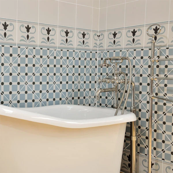 Декор 1900 Valvanera-2 Celeste 200x200x8 Vives Декор 1900 Valvanera-2 Celeste 200x200x8 Vives