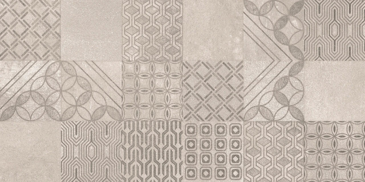 Плитка стеновая Harmony Grys Patchwork 300x600x9 Paradyz