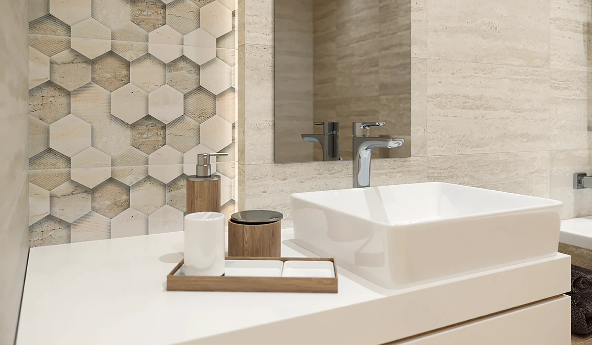Декор Sunlight Stone Beige Geometryk 300x600x9 Paradyz Декор Sunlight Stone Beige Geometryk 300x600x9 Paradyz