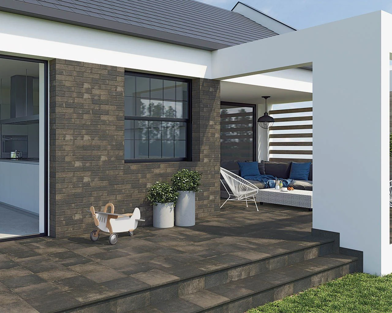 Плитка підлогова Scandiano Brown 300x600x8,5 Paradyz Плитка підлогова Scandiano Brown 300x600x8,5 Paradyz