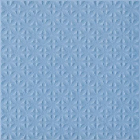 Плитка керамогранитная Gammo Niebieski STR 198x198x8 Paradyz