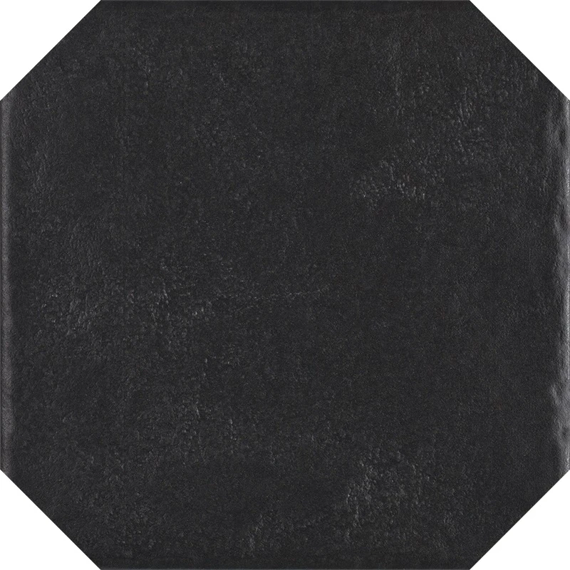 Плитка керамогранитная Modern Nero Octagon STR 198x198x7,5 Paradyz