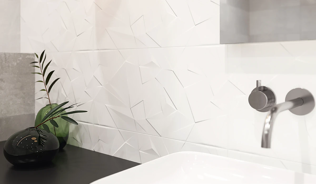Плитка стеновая Natura Bianco STR 300x600x9 Paradyz Плитка стеновая Natura Bianco STR 300x600x9 Paradyz