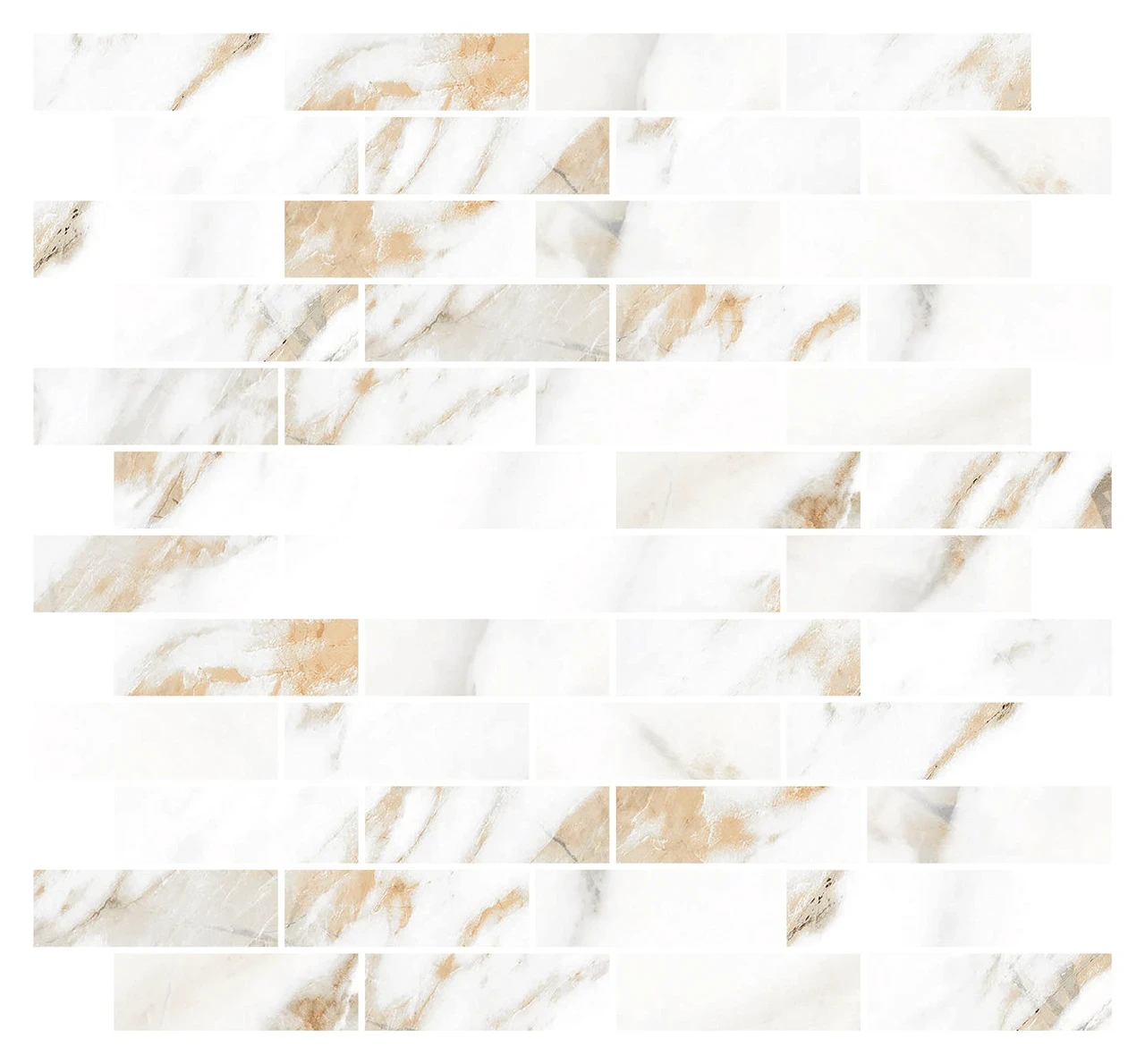 Мозаїка Calacatta Gold Сірий 298x320 Intercerama