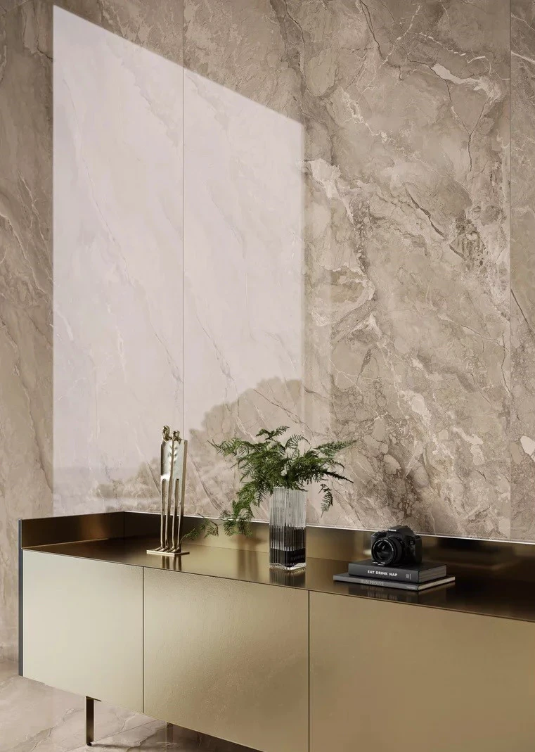 Плитка керамогранітна Generous Taupe RECT SOFT 1198x2798x6 Paradyz Плитка керамогранітна Generous Taupe RECT SOFT 1198x2798x6 Paradyz