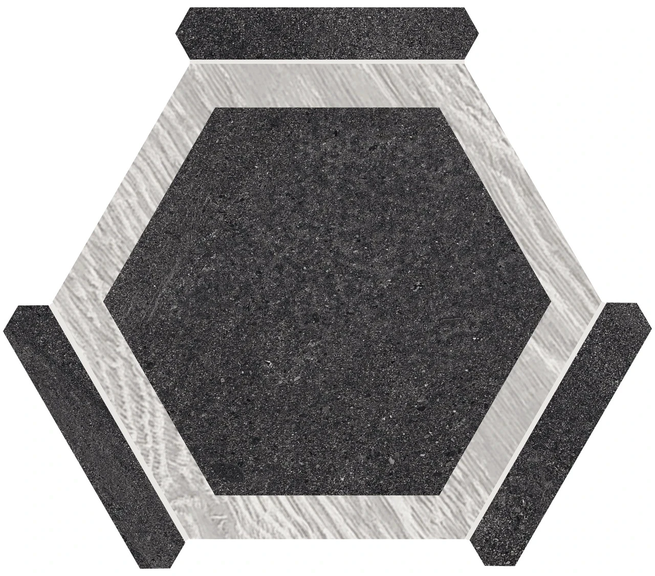 Плитка керамогранітна Oregon Gris Grafito 220x250 Monopole