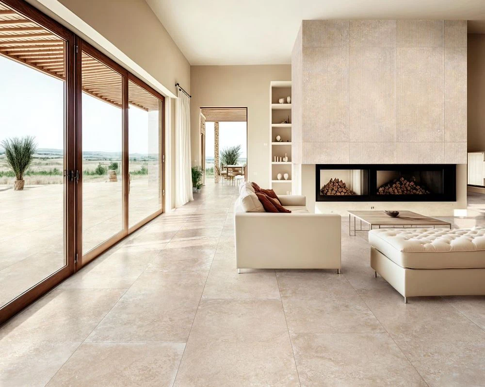 Плитка керамогранітна Travertino Vein Noce RECT 600x1200 Ragno Плитка керамогранітна Travertino Vein Noce RECT 600x1200 Ragno
