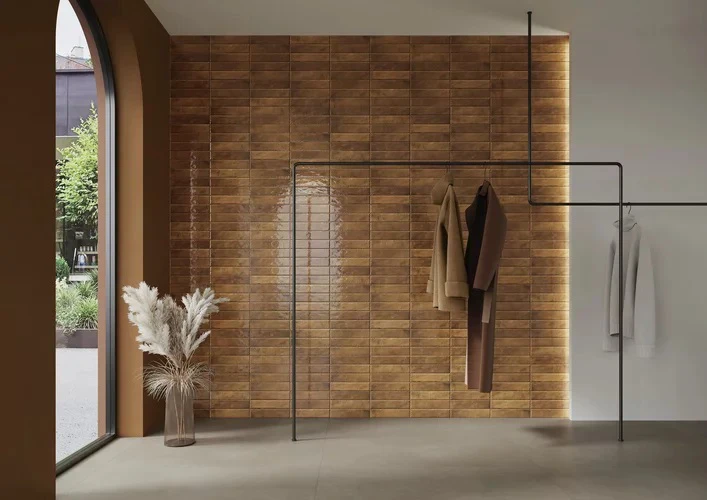 Плитка стінова Monpelli Ochra Mix Cegielka STR Блиск 65x298 Paradyz Плитка стінова Monpelli Ochra Mix Cegielka STR Блиск 65x298 Paradyz