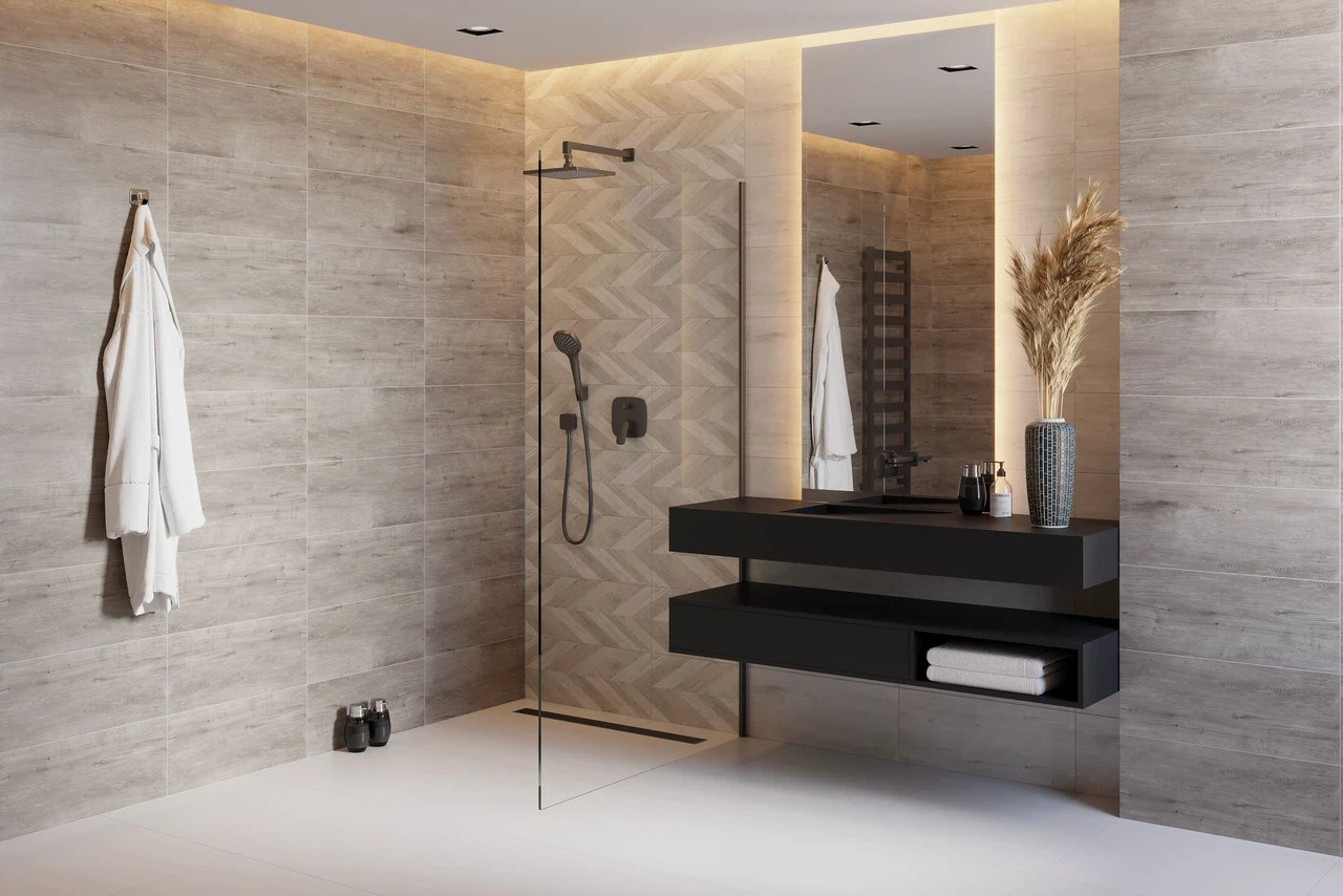 Плитка стінова CCR25-1 Corina Grey RECT 300x600 Ceramika Color Плитка стінова CCR25-1 Corina Grey RECT 300x600 Ceramika Color