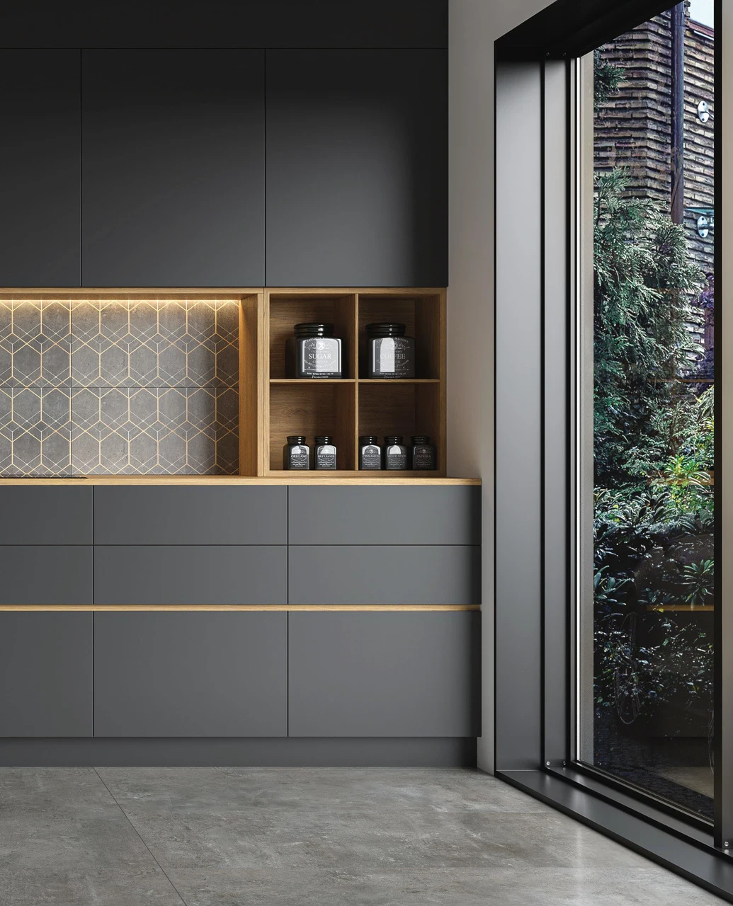 Плитка керамогранітна Softcement Graphite POL 1197x1197x8 Cerrad Плитка керамогранітна Softcement Graphite POL 1197x1197x8 Cerrad