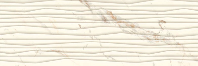 Плитка стеновая Serene Bianco RECT STR 250x750x9 Paradyz