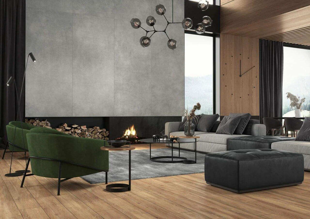 Плитка керамогранітна Concrete Graphite RECT 1197x2797x6 Cerrad Плитка керамогранітна Concrete Graphite RECT 1197x2797x6 Cerrad