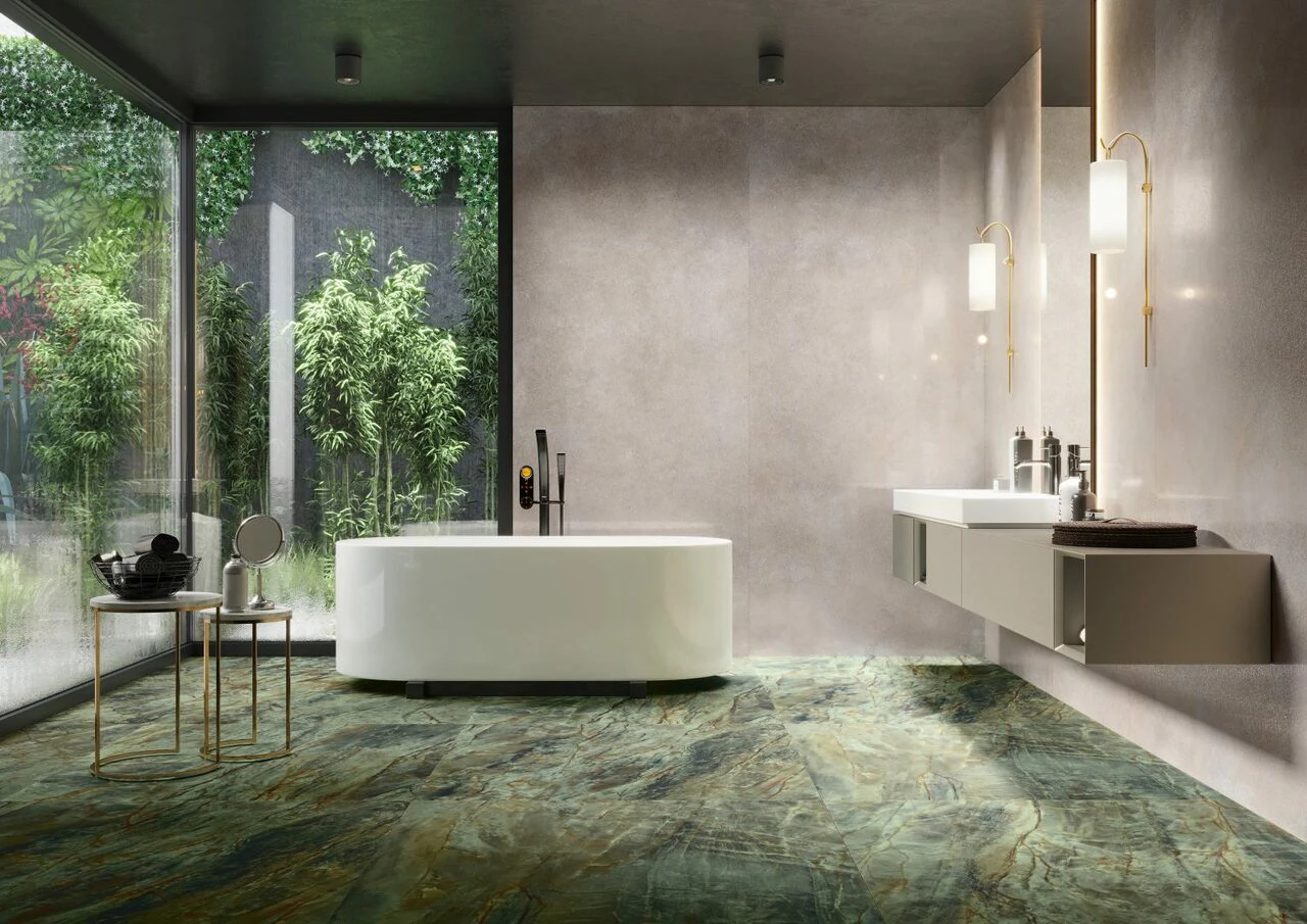 Плитка керамогранітна Brazilian Quartzite Green POL 1197x2797x6 Cerrad Плитка керамогранітна Brazilian Quartzite Green POL 1197x2797x6 Cerrad