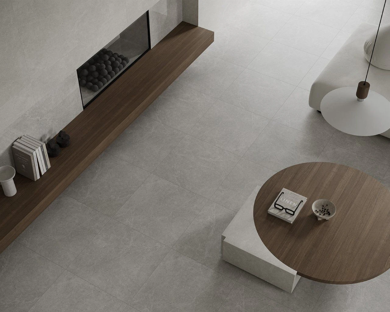 Плитка керамогранітна Minirock U118 Grey RECT LAP 598x598x8 Paradyz Плитка керамогранітна Minirock U118 Grey RECT LAP 598x598x8 Paradyz